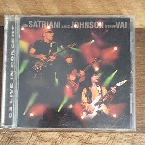 G3 Live in Concert Joe Satriani Eric Johnson Steve Vai CD Album